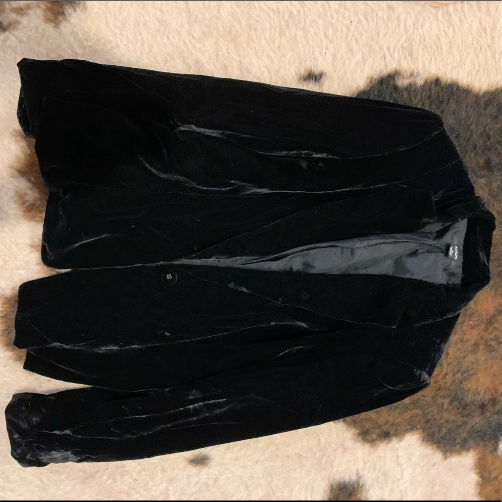 vintage velvet blazer